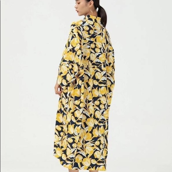 Floral printed dress 3728 - Picture 3 of 3